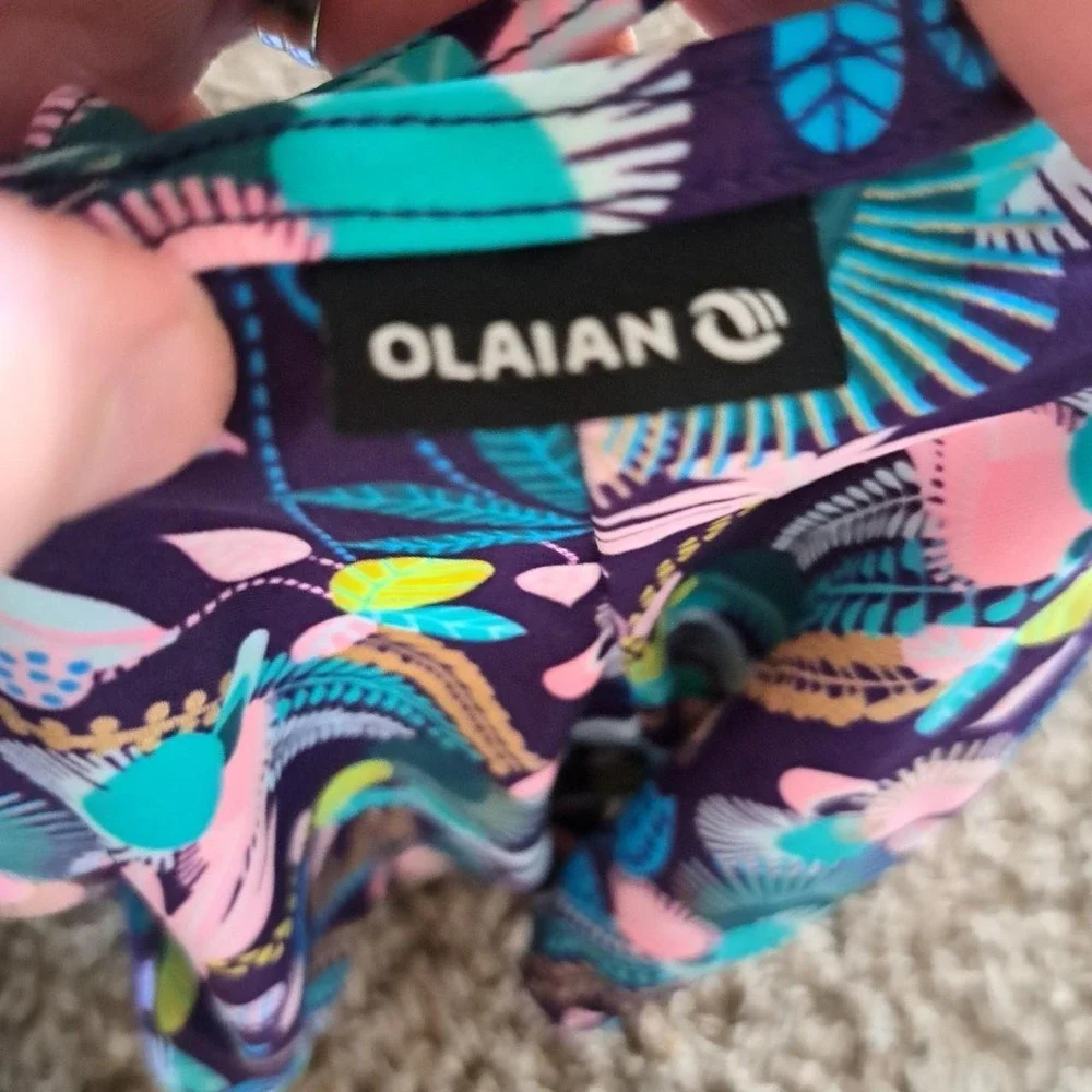 Cat & Jack multicoloured floral swimsuits Size S 2 swimsuits
